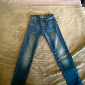 New American eagle skinny flex 28-32 acid wash jeans